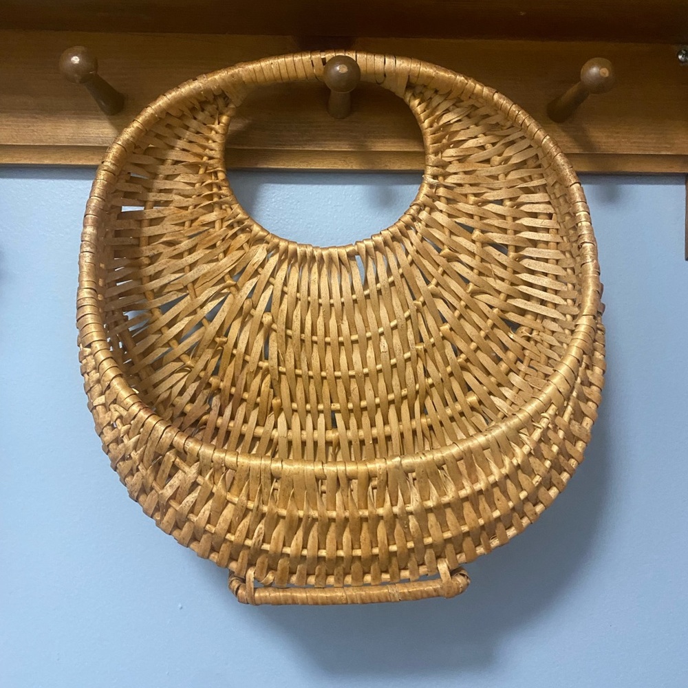 Woven Rattan Wall Basket